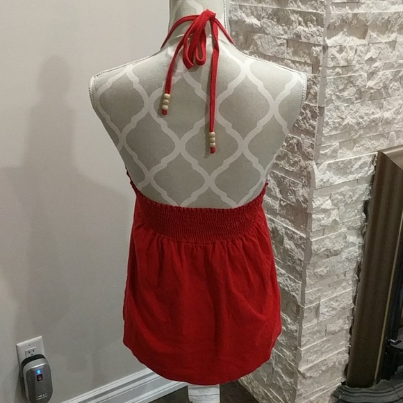 Moda international red halter tank - Picture 4 of 5